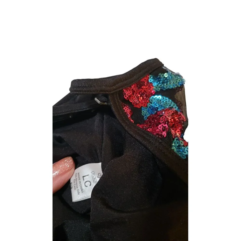 Gracie Children's Costumes Dance Ballet Tutu Black Blue Pink‎ Sequins Size LC